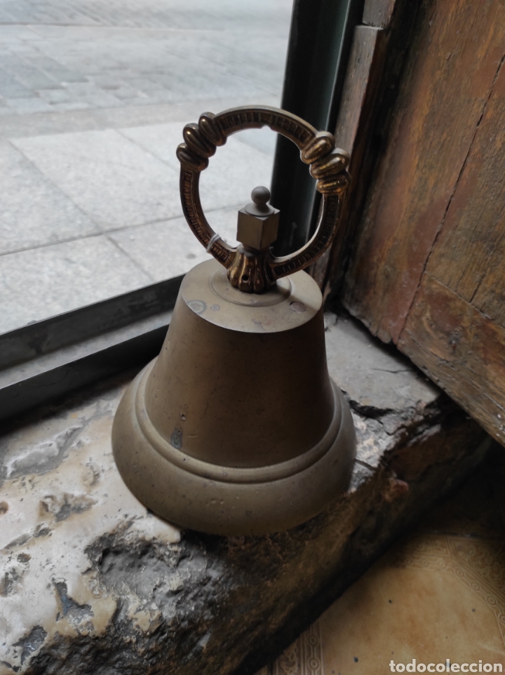Antig&uuml;edades: Antigua Campana de Bronce - Foto 5
