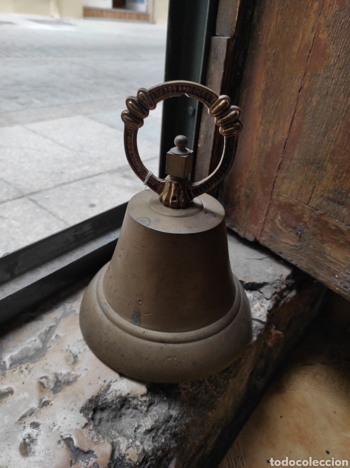 Antig&uuml;edades: Antigua Campana de Bronce - Foto 9
