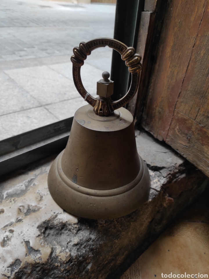 Antig&uuml;edades: Antigua Campana de Bronce - Foto 10