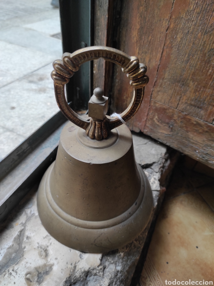 Antig&uuml;edades: Antigua Campana de Bronce - Foto 1