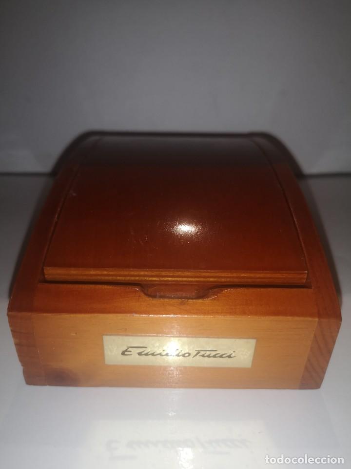 Antig&uuml;edades: Corbata en estuche de madera Emidio Tucci - Foto 2
