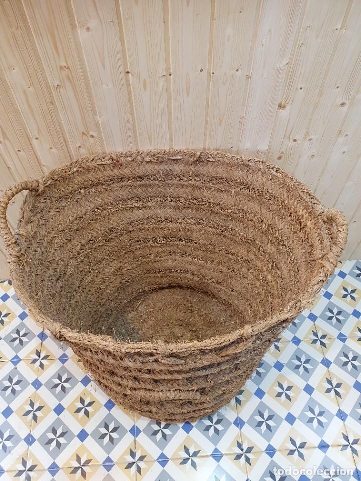 Antig&uuml;edades: CAPAZO DE ESPARTO - Foto 3