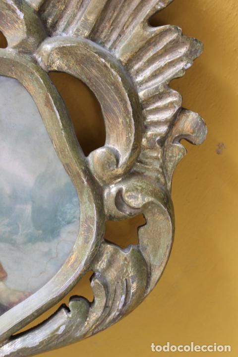 Antig&uuml;edades: CORNUCOPIA CON LAMINA, EN MADERA CON PAN DE ORO, SIGLO XX - Foto 9