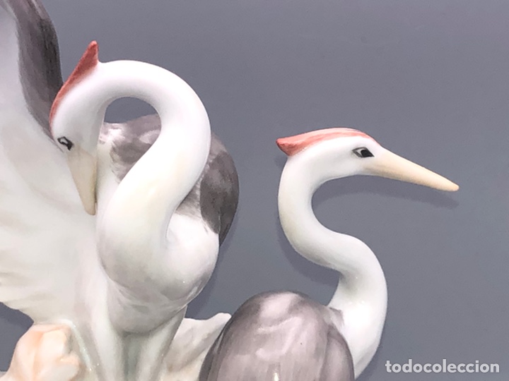Antig&uuml;edades: REF: 01000123.06 &ldquo;GARZAS EN DESCANSO&rdquo; LLADR&Oacute; - Foto 4