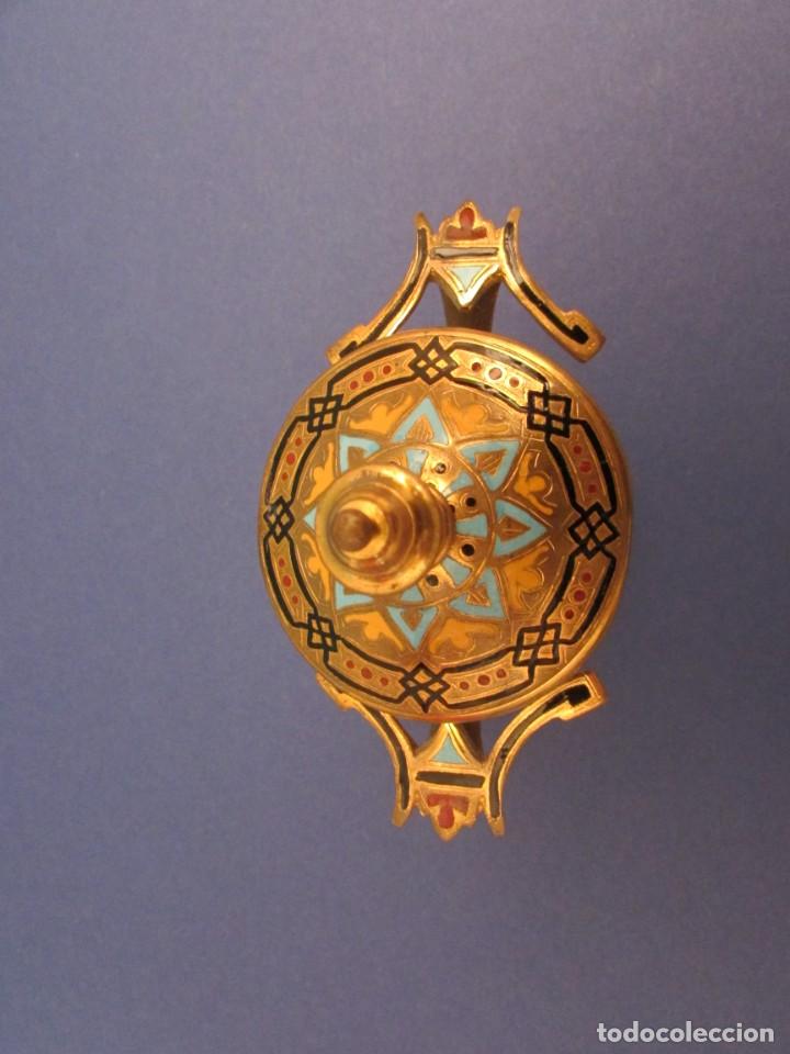 Antig&uuml;edades: TINTERO NAPOLEON III EN BRONCE CHAMPLEV&Eacute; - Foto 7
