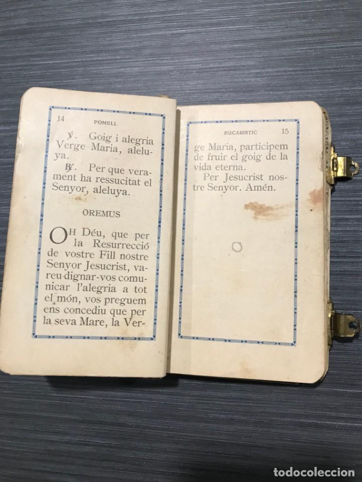 Antig&uuml;edades: Devocionario, librito religioso. Pomell Eucaristic. - Foto 7