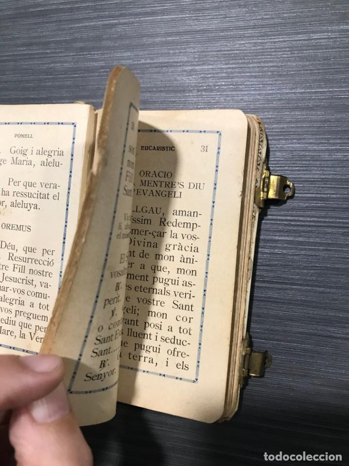 Antig&uuml;edades: Devocionario, librito religioso. Pomell Eucaristic. - Foto 8