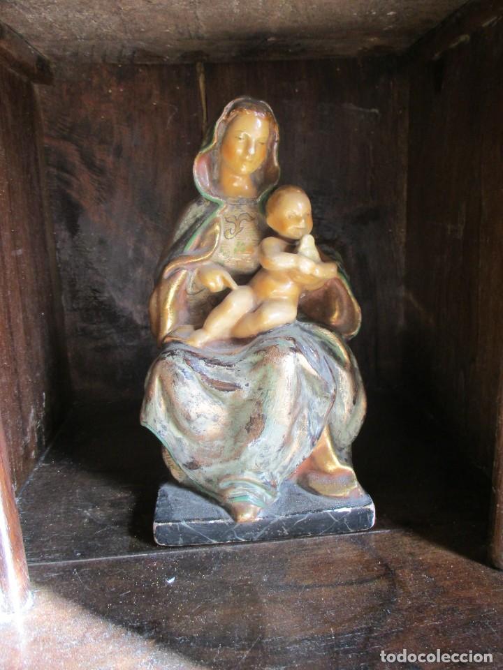 Antig&uuml;edades: virgen de escayola o estuco - Foto 1
