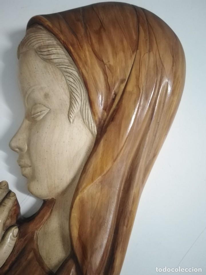 Antig&uuml;edades: Virgen de pared antigua - Foto 4