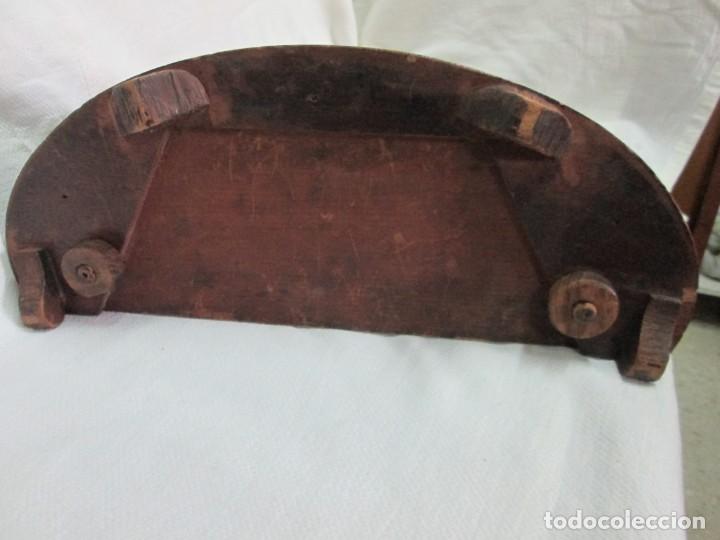 Antig&uuml;edades: Espejo basculante sobremesa madera - Foto 7