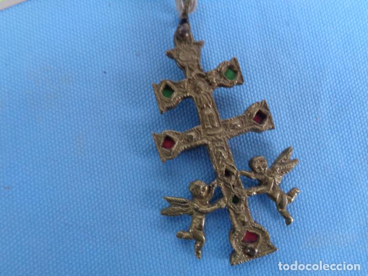 CRUZ DE CARAVACA DE BRONCE (Antigüedades - Religiosas - Cruces Antiguas)