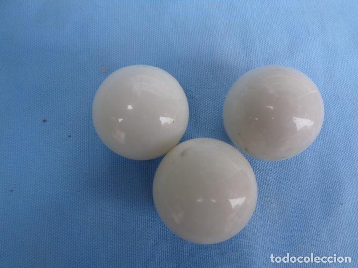 Antig&uuml;edades: BOLAS DE M&Aacute;RMOL 5 cm - Foto 1