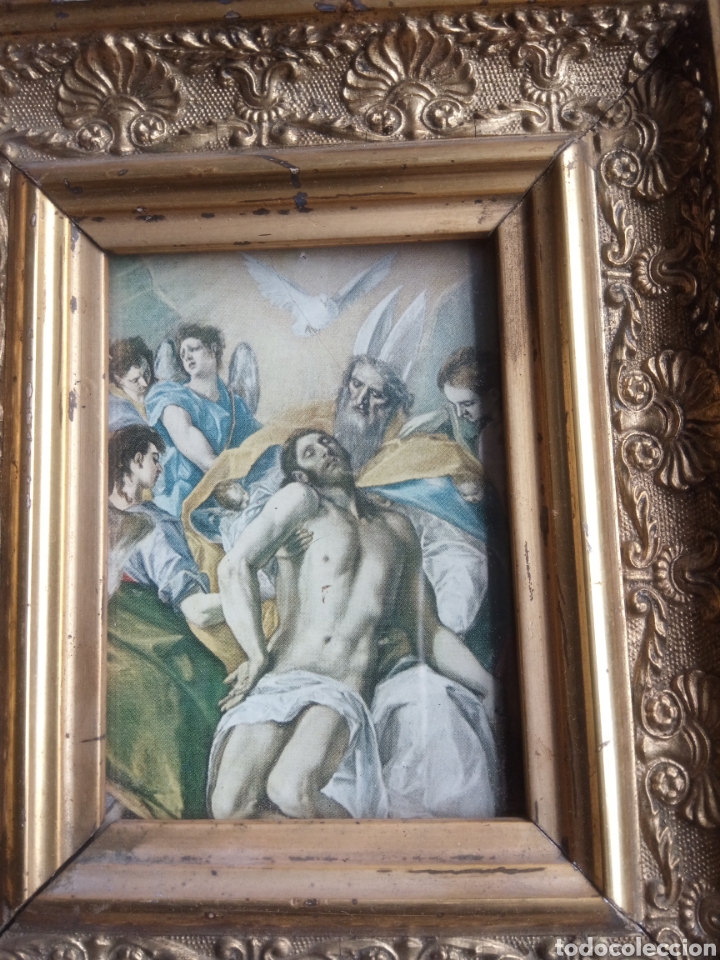 Antig&uuml;edades: Marco en pan de oro antiguo - Foto 1