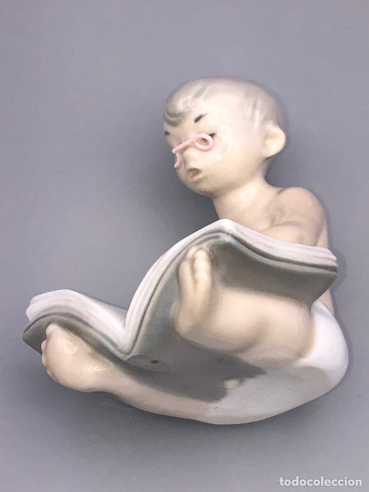 Antig&uuml;edades: REF: 01000047.03 &ldquo;BEB&Eacute; LEYENDO&rdquo; LLADR&Oacute; - Foto 8