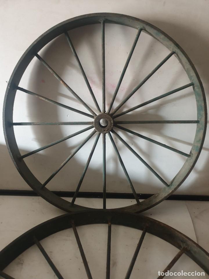 Antig&uuml;edades: RUEDAS DE HIERRO - Foto 7