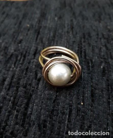 Antig&uuml;edades: ANILLO hecho a mano..ANTIGUO CON PERLA. - Foto 1
