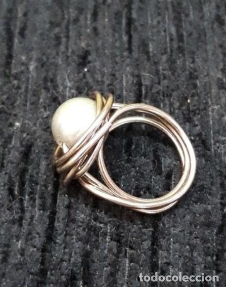 Antig&uuml;edades: ANILLO hecho a mano..ANTIGUO CON PERLA. - Foto 2