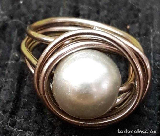 Antig&uuml;edades: ANILLO hecho a mano..ANTIGUO CON PERLA. - Foto 3