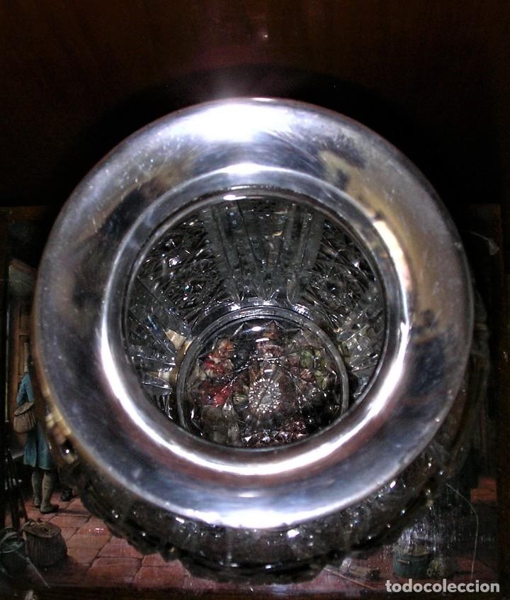 Antig&uuml;edades: JARRON CRISTAL TALLADO - Foto 6