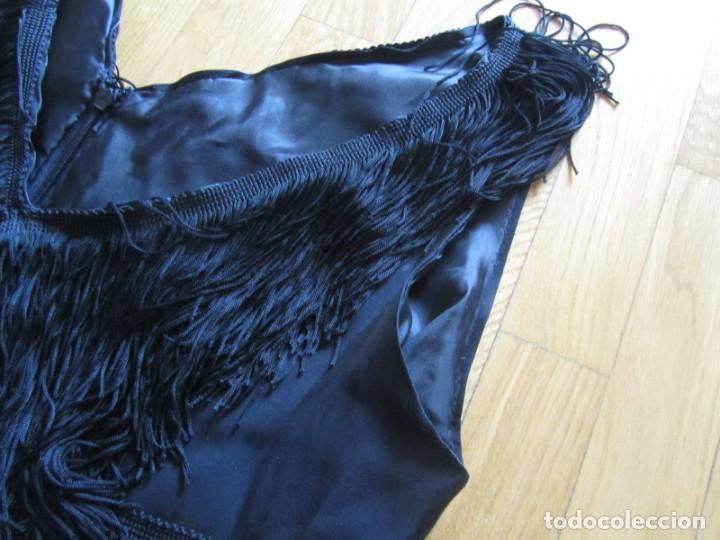 Antig&uuml;edades: Antiguo traje negro con flecos - Foto 8