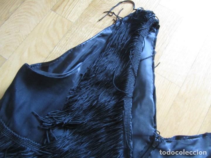 Antig&uuml;edades: Antiguo traje negro con flecos - Foto 9