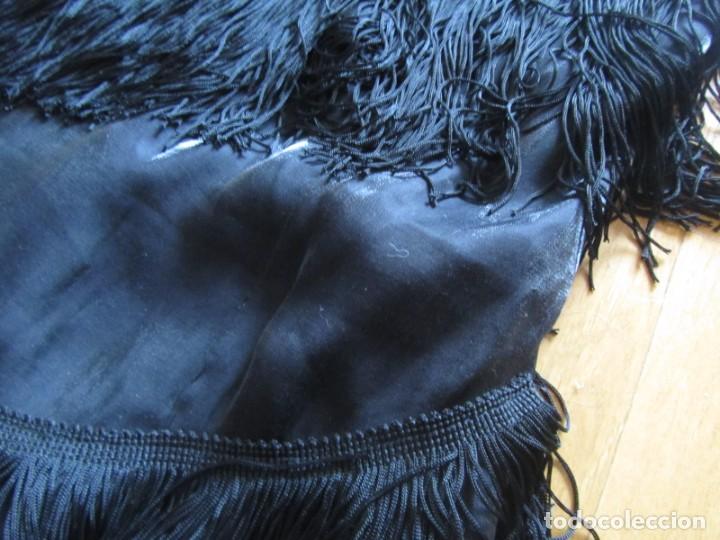 Antig&uuml;edades: Antiguo traje negro con flecos - Foto 10