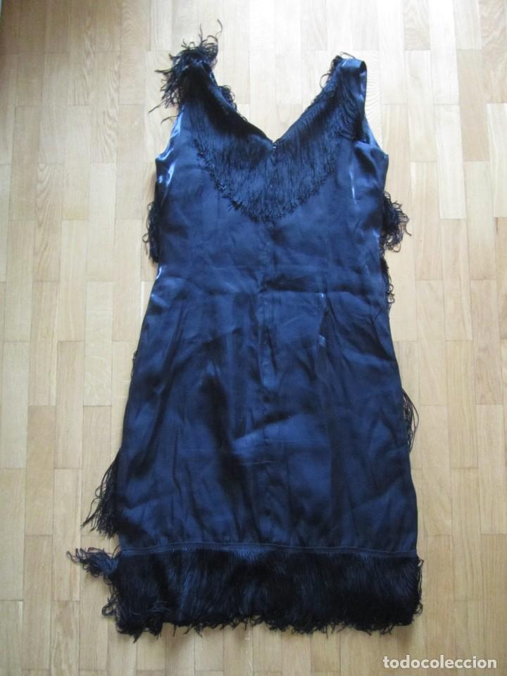 Antig&uuml;edades: Antiguo traje negro con flecos - Foto 11