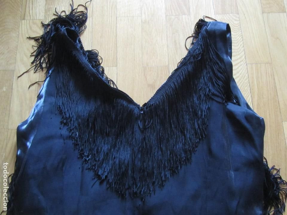 Antig&uuml;edades: Antiguo traje negro con flecos - Foto 12