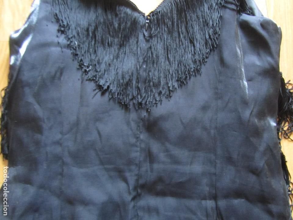 Antig&uuml;edades: Antiguo traje negro con flecos - Foto 13