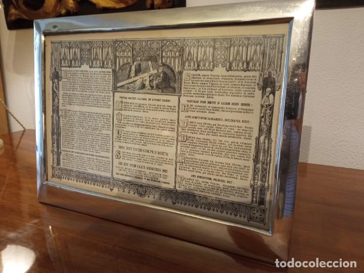 Antig&uuml;edades: Sacra marco de plata - Foto 2
