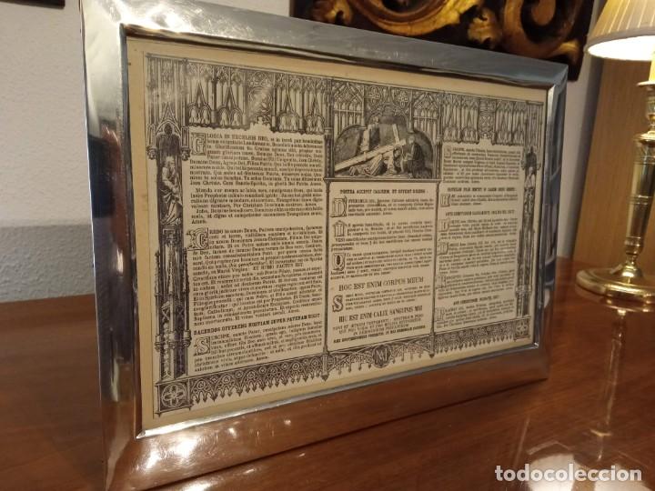 Antig&uuml;edades: Sacra marco de plata - Foto 3