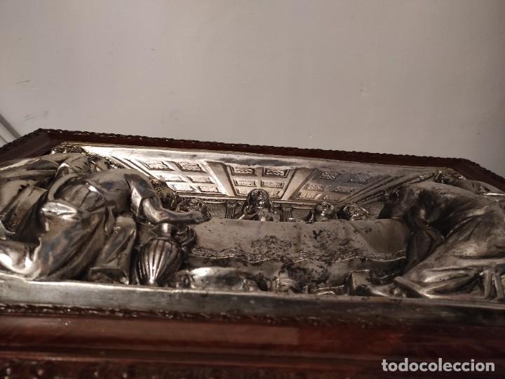 Antig&uuml;edades: Cuadro &uacute;ltima cena altorrelieve - Foto 2