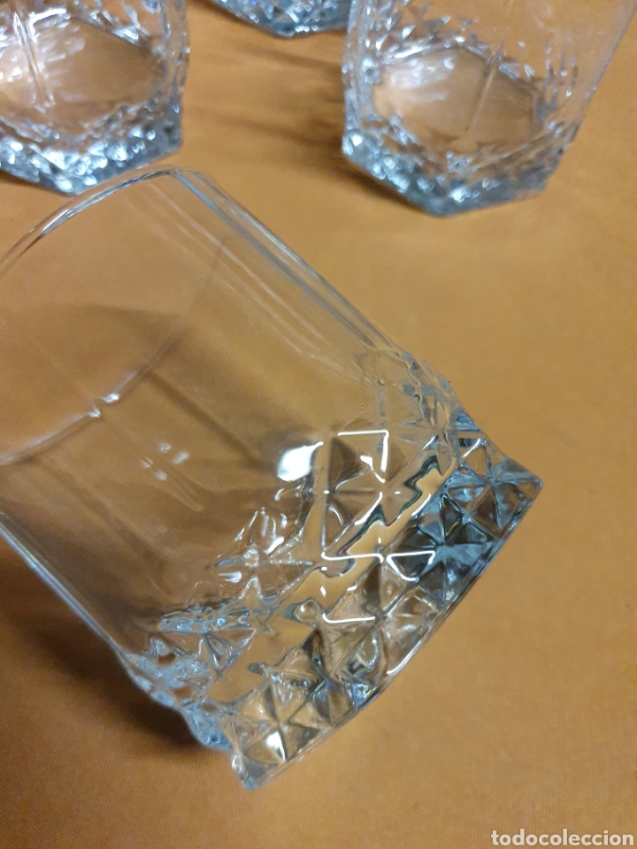 Antig&uuml;edades: Juego de vasos cristsl - Foto 5