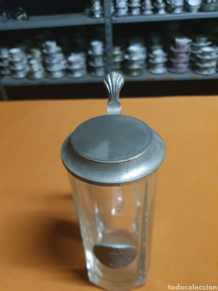 Antig&uuml;edades: Jarra cerveza cristal - Foto 2