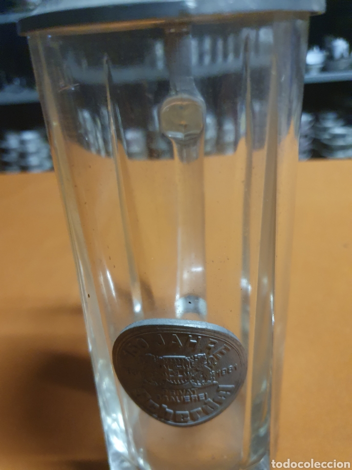 Antig&uuml;edades: Jarra cerveza cristal - Foto 3