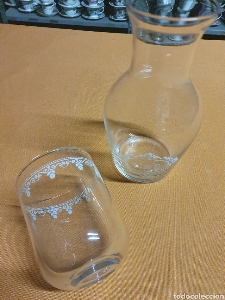 Antig&uuml;edades: Conjunto jarra y vaso - Foto 3