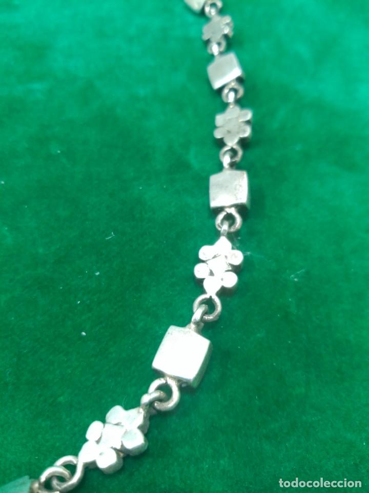 Antig&uuml;edades: Gargantilla azabache y plata + - Foto 3
