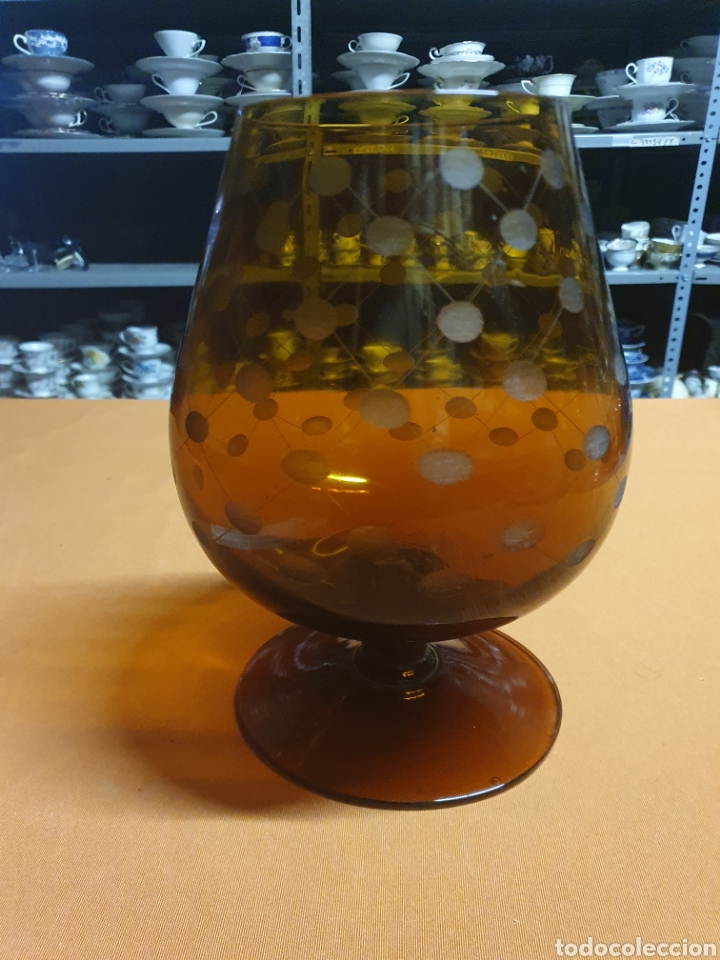Antig&uuml;edades: Gran Copa cristal decoraci&oacute;n - Foto 1