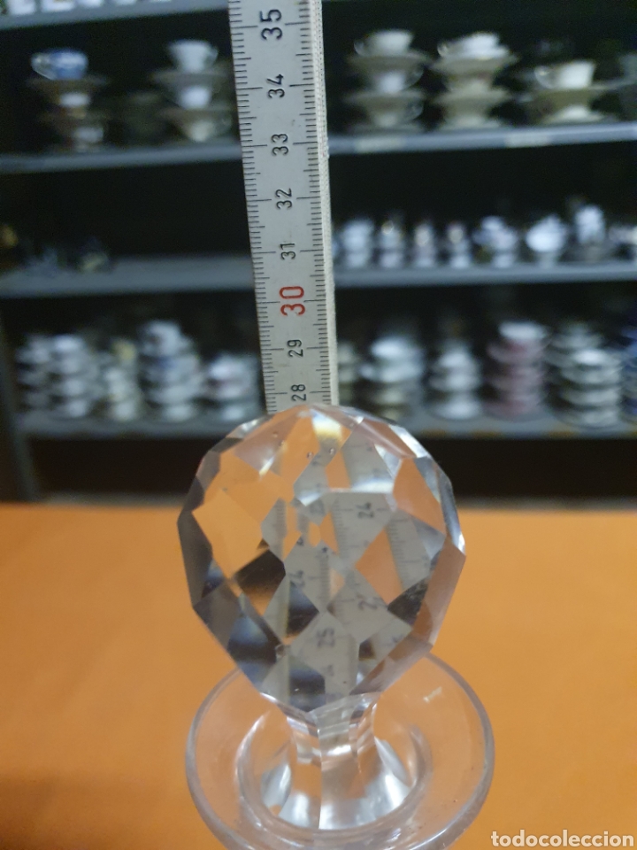 Antig&uuml;edades: Botella cristal tallado - Foto 5