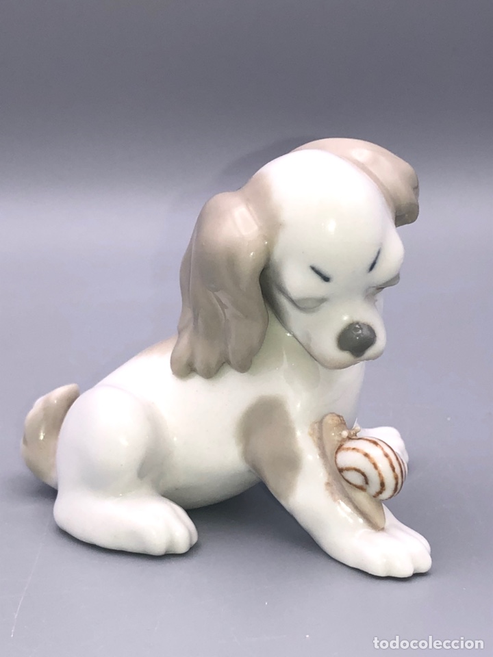 Antig&uuml;edades: REF: PP101G &ldquo;PERRO Y CARACOL&rdquo; LLADR&Oacute; - Foto 1