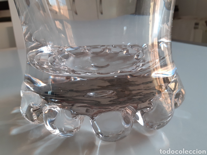 Antig&uuml;edades: Espectacular cubitera en cristal macizo centroeuropeo. - Foto 4