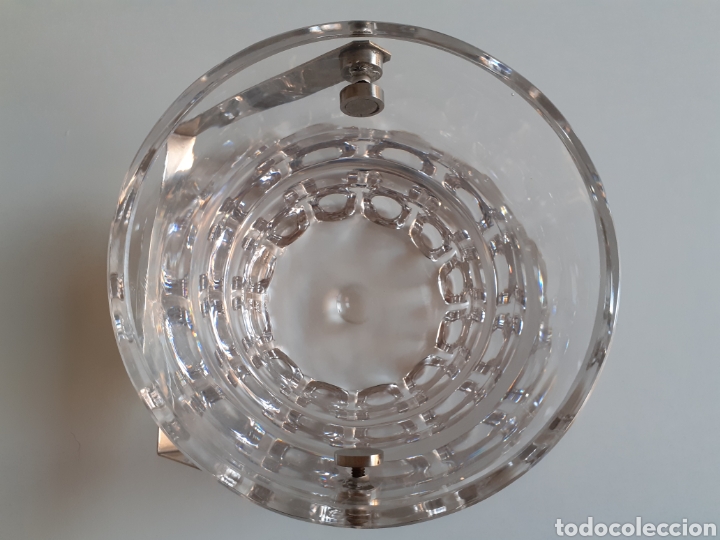 Antig&uuml;edades: Espectacular cubitera en cristal macizo centroeuropeo. - Foto 5