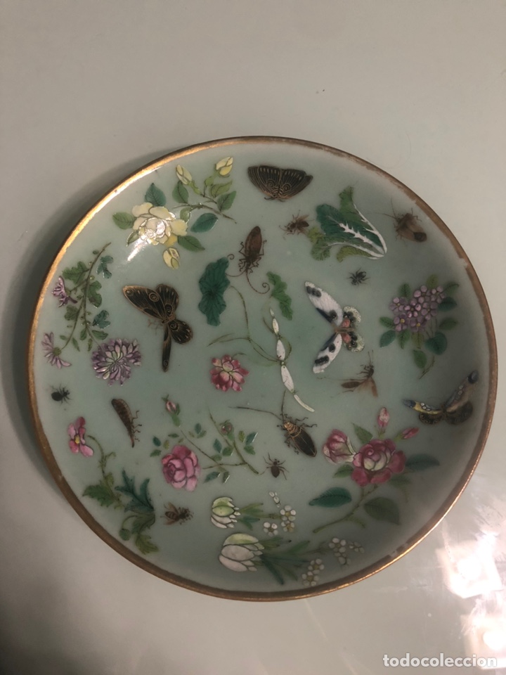 Antig&uuml;edades: Plato celadon chino - Foto 5
