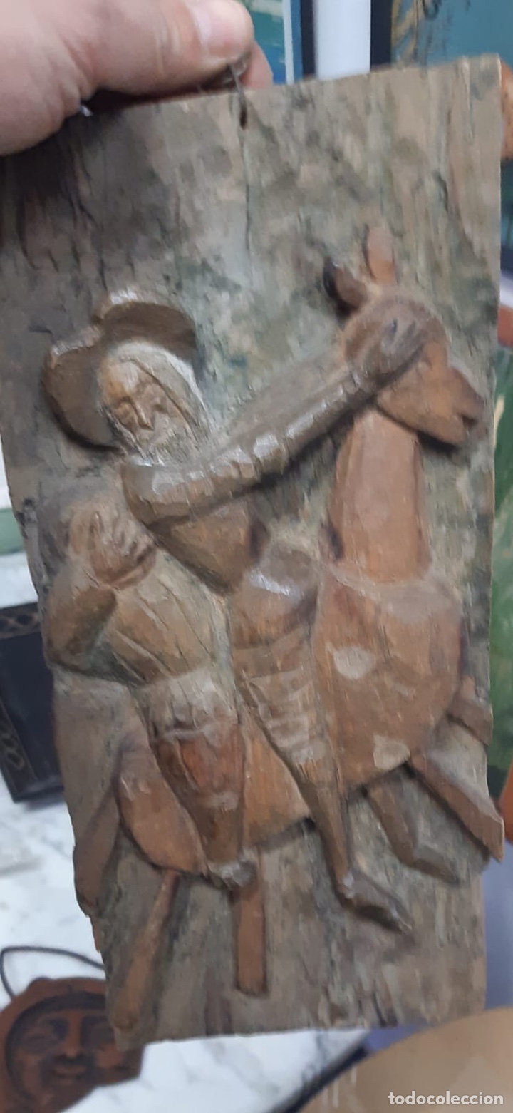 Antiquit&auml;ten: Madera tallada Don Quijote