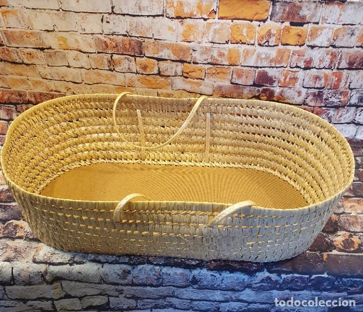 Antig&uuml;edades: CAMA CESTO MIMBRE - Foto 2