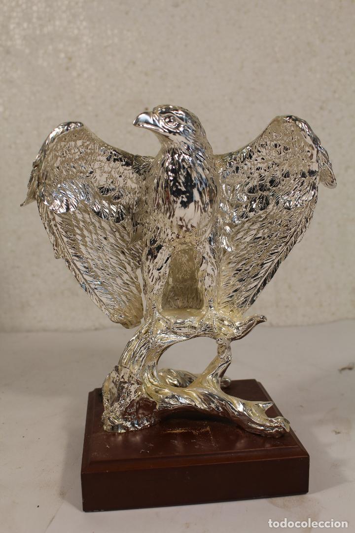 Antig&uuml;edades: figura de aguila plateada spali&uuml; - Foto 3
