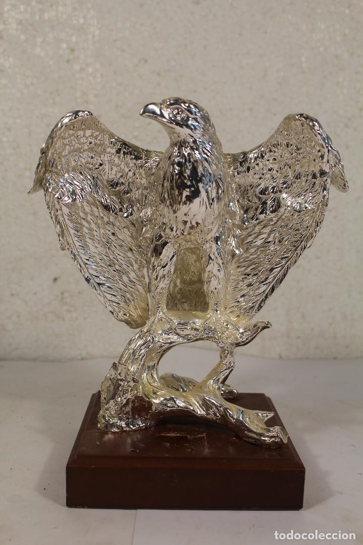 Antig&uuml;edades: figura de aguila plateada spali&uuml; - Foto 1