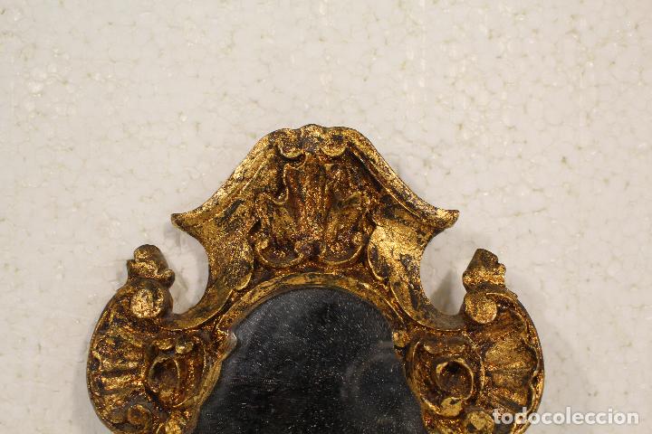 Antig&uuml;edades: espejo de resina dorada - Foto 4
