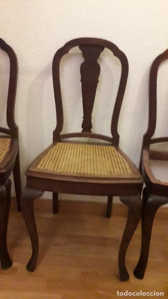 Antig&uuml;edades: SILLAS CAOBA SIGLO XIX - Foto 1