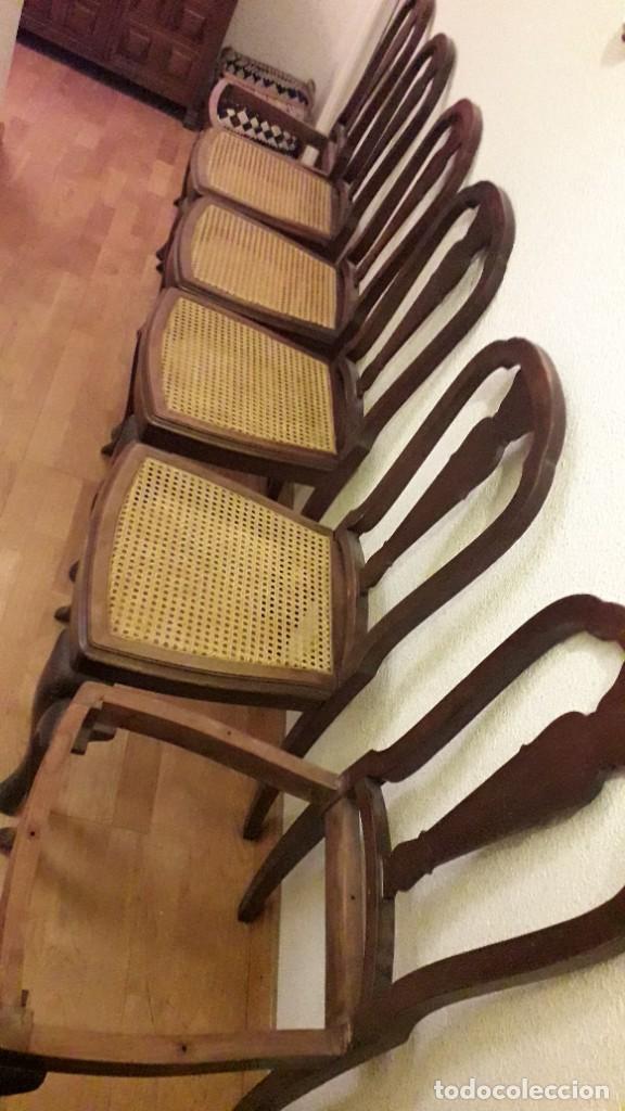 Antig&uuml;edades: SILLAS CAOBA SIGLO XIX - Foto 2